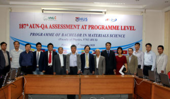 Khoa Vật lý, Trường Đại học Khoa học Tự nhiên thực hiện kiểm định chương trình đào tạo theo tiêu chuẩn đảm bảo chất lượng chung của khu vực ASEAN